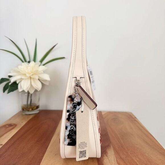 NWT Coach Ergo Bag In Coachtopia Leather With Sleepy Caterpillar Print - Picture 2 of 10